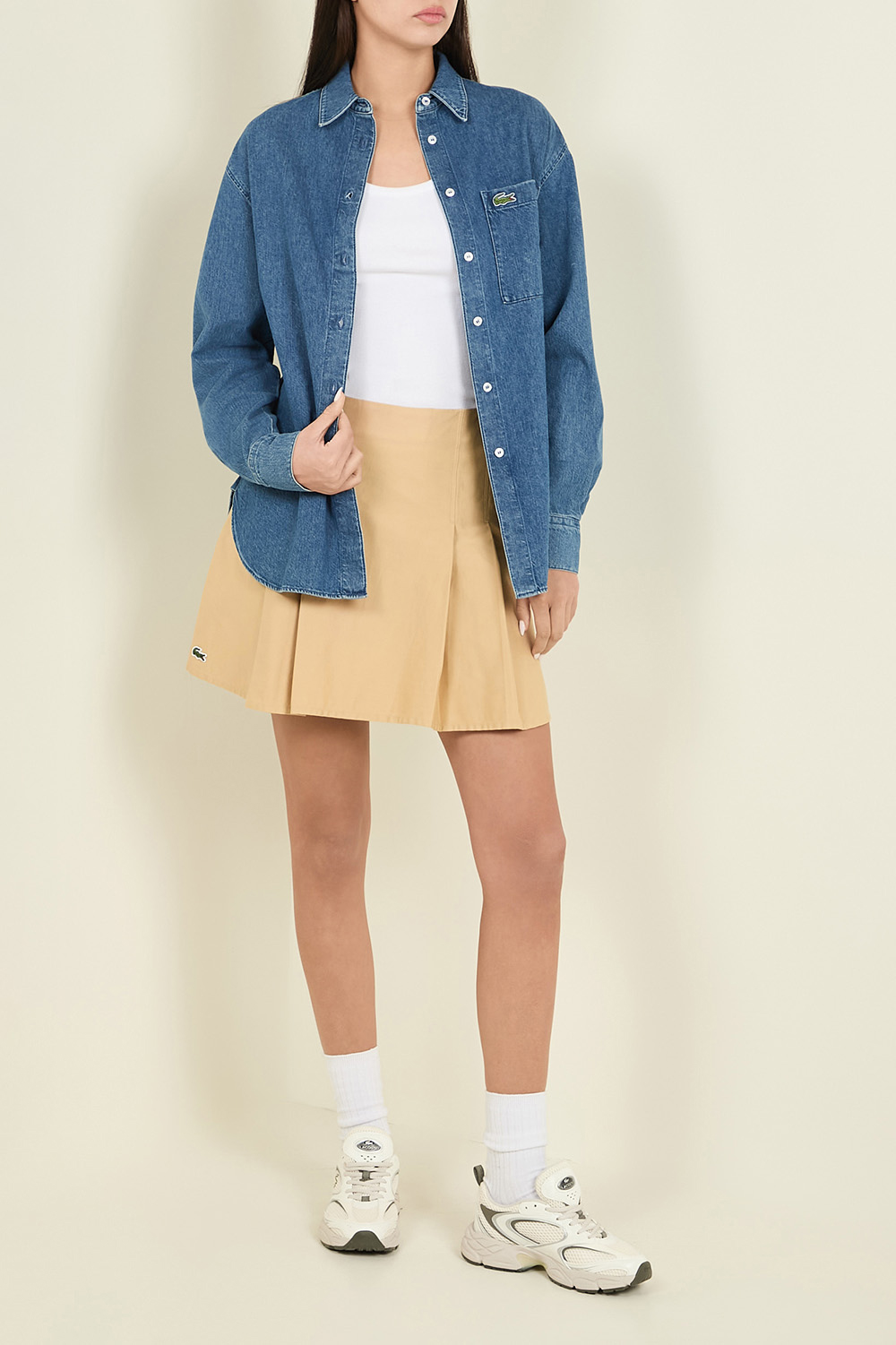 חולצת ג'ינס אוברסייז